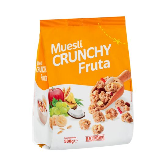 Muesli Crunchy Hacendado con fruta