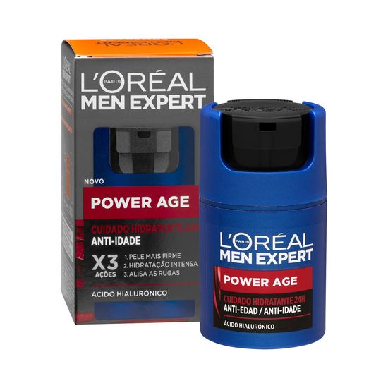 Crema facial Power Age L'Oréal men expert hidratante anti-edad