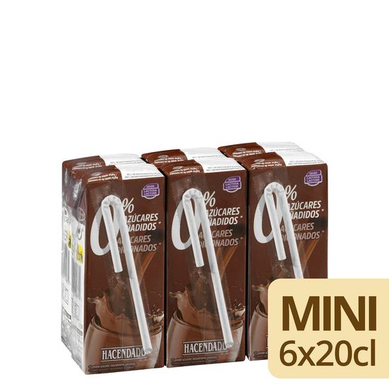 Batido de chocolate Hacendado 0% sin azúcares añadidos