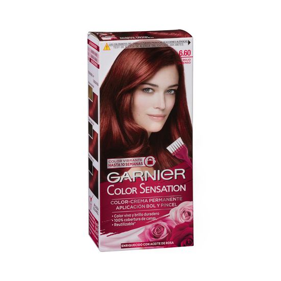 Coloración permanente Garnier 6.60 rojo intenso