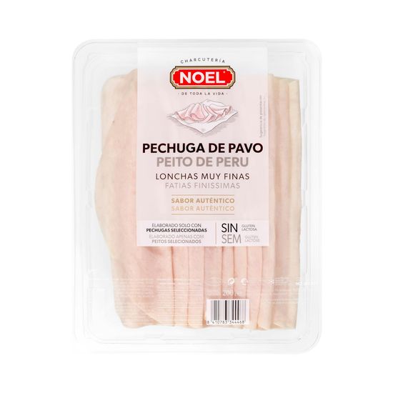 Pechuga de pavo Noel lonchas muy finas