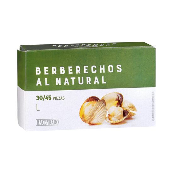 Berberechos al natural L Hacendado