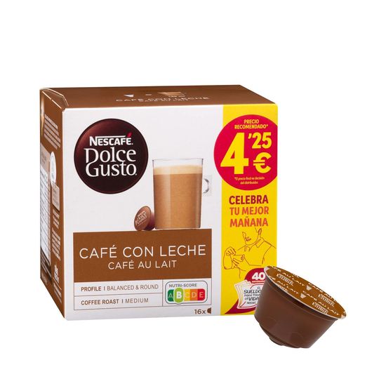 Café con leche en cápsula Dolce Gusto