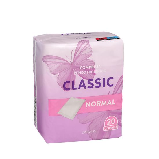 Compresa sin alas normal plegada Deliplus Classic