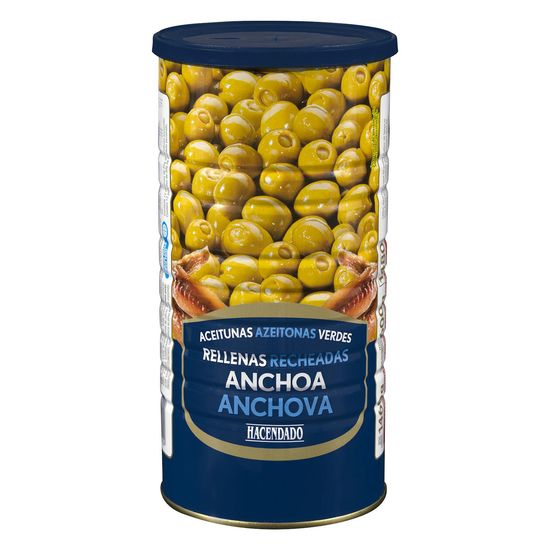 Aceitunas rellenas de anchoa Hacendado