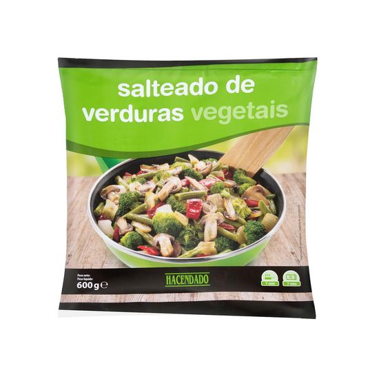 Salteado de verduras Hacendado ultracongelado