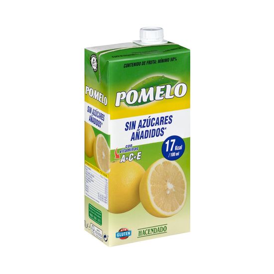 Bebida de pomelo Hacendado sin azúcares añadidos