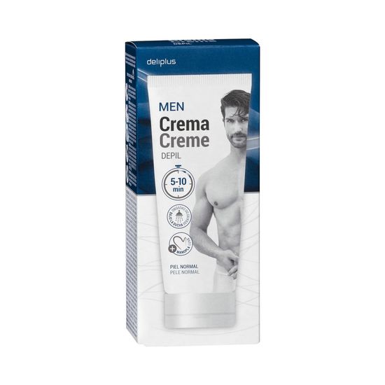 Crema depilatoria hombre Deliplus piel normal