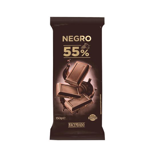 Chocolate negro 55% cacao Hacendado