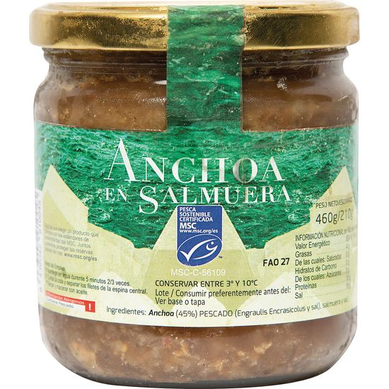 Anchoas en Salmuera