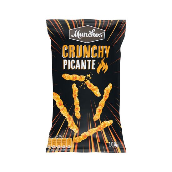 Snack de maíz Crunchy sabor picante Munchos